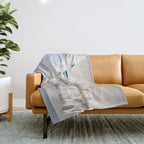 Mykonos Greece Throw Blanket Gallery Image 1