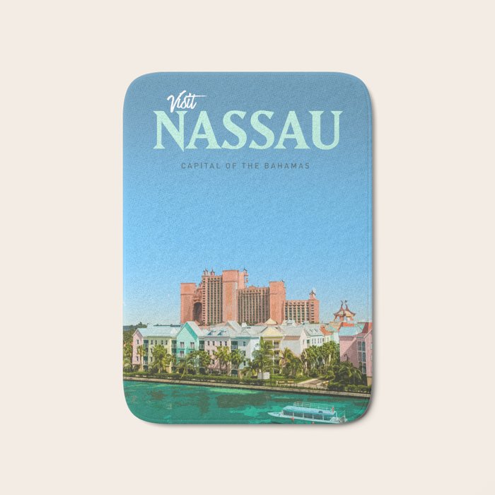 Visit Nassau Bath Mat Gallery Image 1