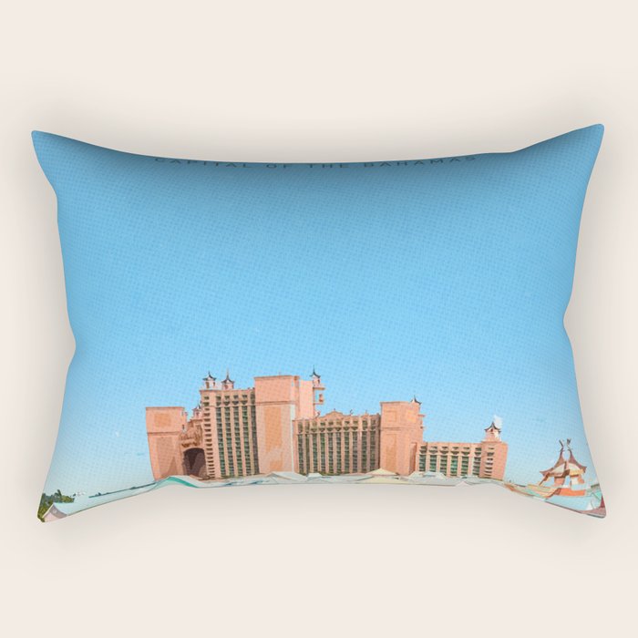 Visit Nassau Rectangular Pillow Gallery Image 2