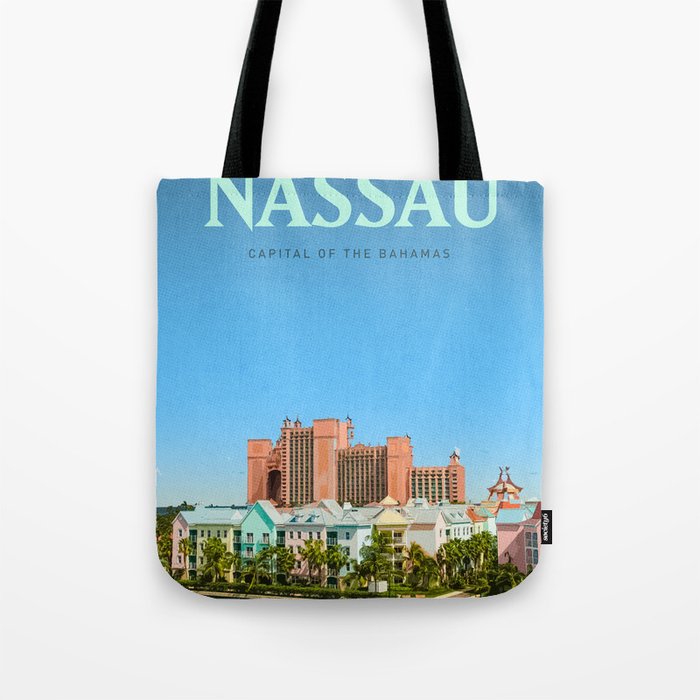 Visit Nassau Tote Bag Gallery Image 1