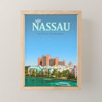 Visit Nassau Mini Art Print Gallery Image 1
