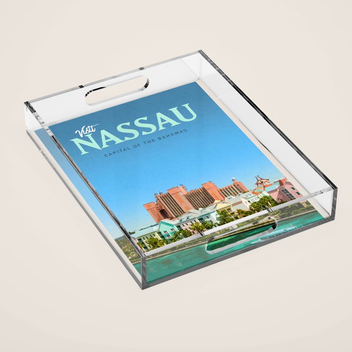 Visit Nassau Acrylic Tray Gallery Image 1