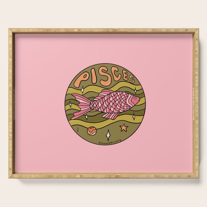 2020 Pisces Serving Tray Gallery Image 1