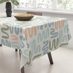 Coastal Squiggles Tablecloth Gallery Image 3