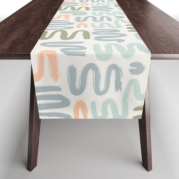 Coastal Squiggles Table Runner Gallery Image 1