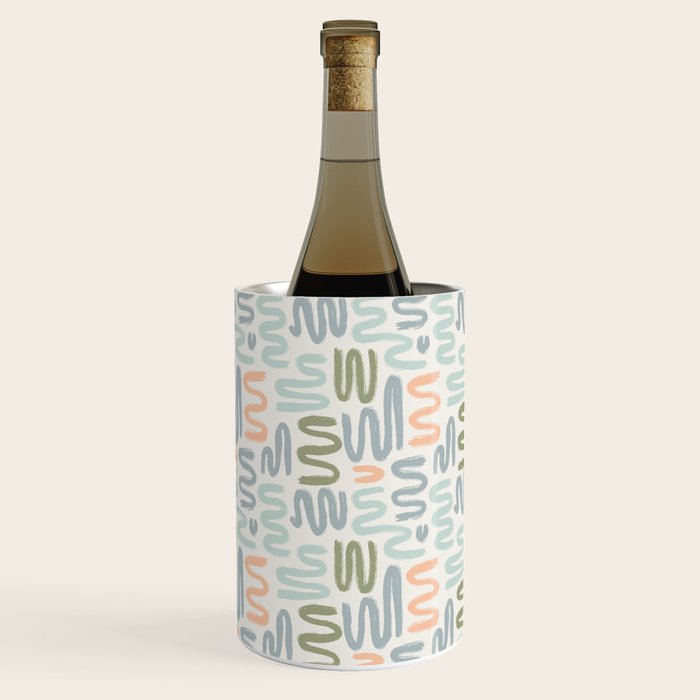 Coastal Squiggles Wine Chiller Gallery Image 1