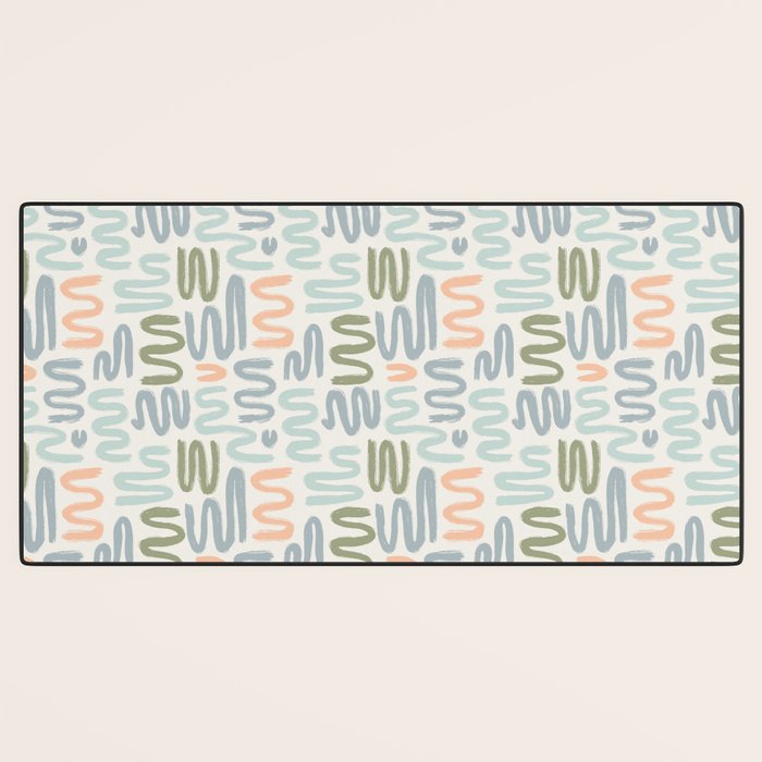 Coastal Squiggles Desk Mat Gallery Image 3