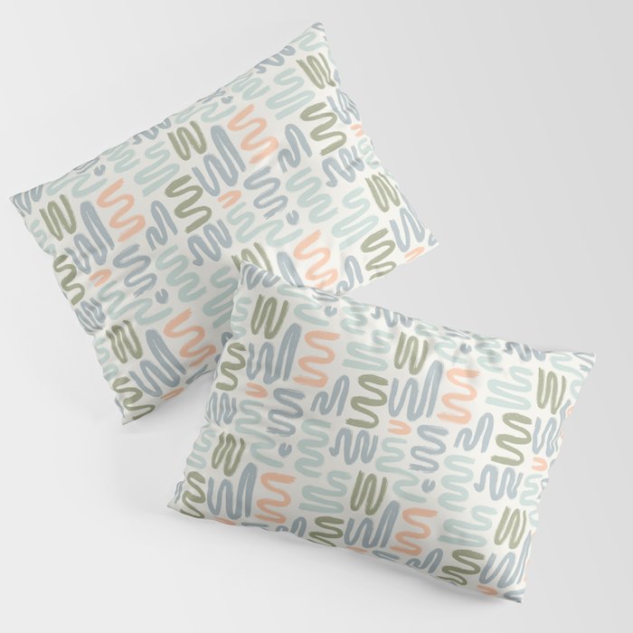 Coastal Squiggles Pillow Sham Gallery Image 3