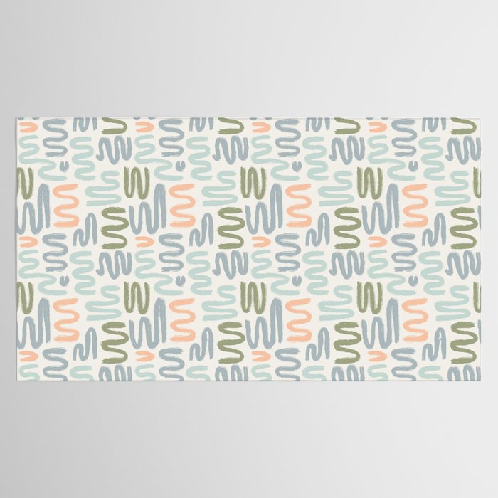 Coastal Squiggles Tablecloth Gallery Image 2