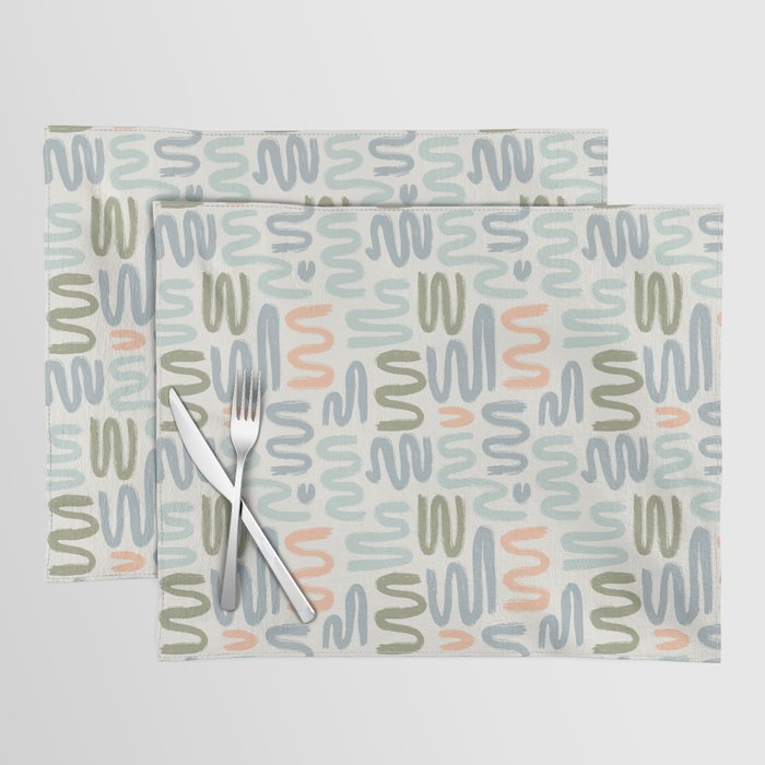 Coastal Squiggles Placemat Gallery Image 1