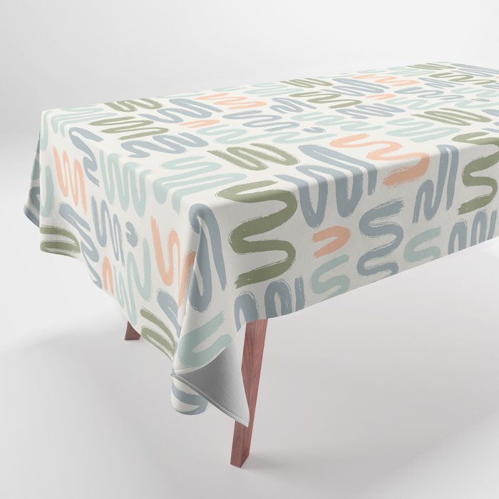 Coastal Squiggles Tablecloth Gallery Image 1