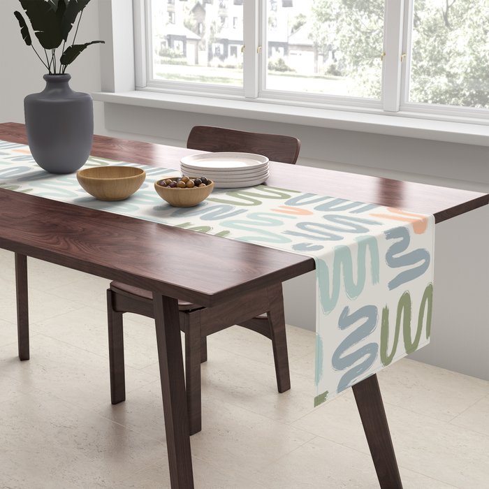 Coastal Squiggles Table Runner Gallery Image 2