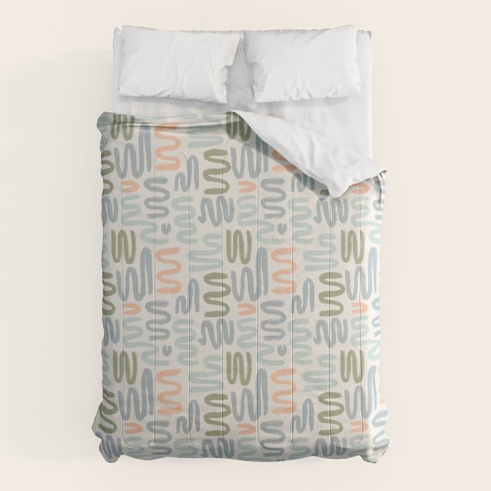 Coastal Squiggles Comforter Gallery Image 1