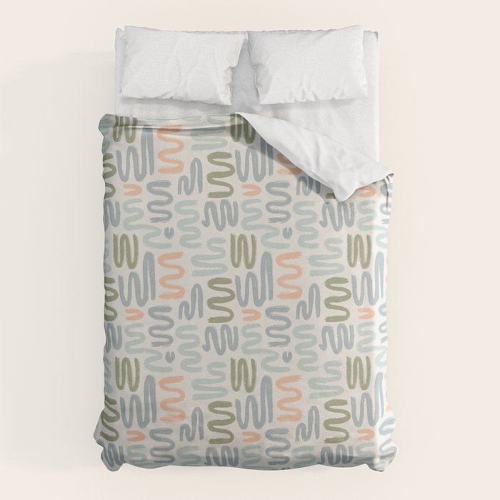 Coastal Squiggles Duvet Cover Gallery Image 1