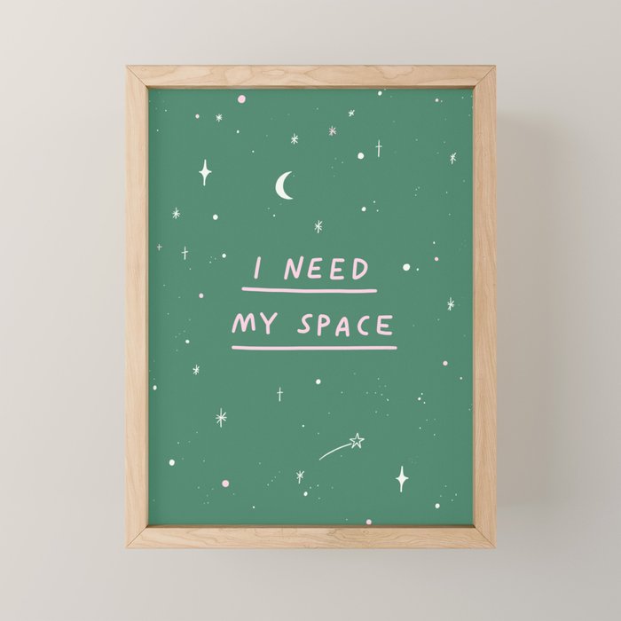 Space Mini Art Print Gallery Image 1
