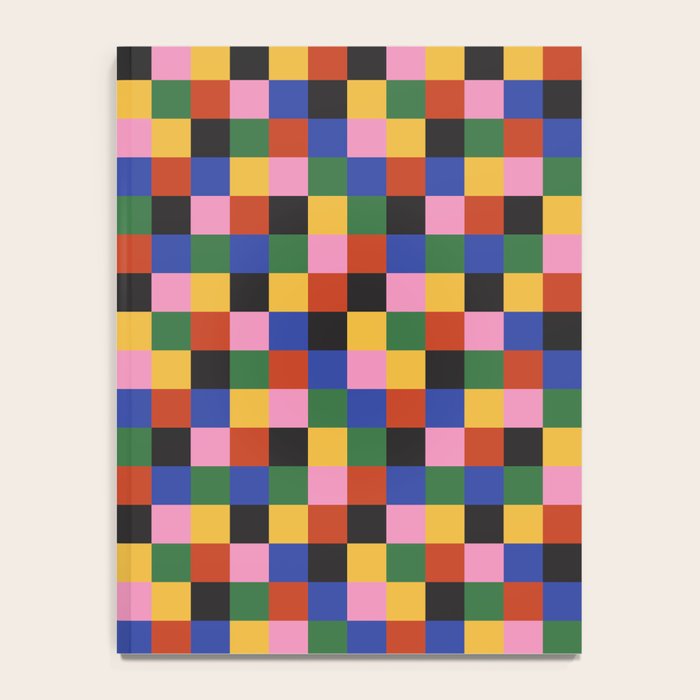 Bold Colorful Checks Pattern - Small XVII Notebook Gallery Image 4