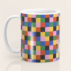 Bold Colorful Checks Pattern - Small XVII Coffee Mug Gallery Image 3