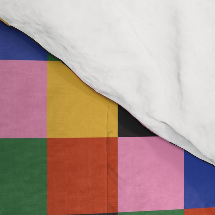 Bold Colorful Checks Pattern - Small XVII Comforter Gallery Image 4