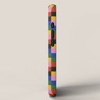 Bold Colorful Checks Pattern - Small XVII iPhone Case Gallery Image 2