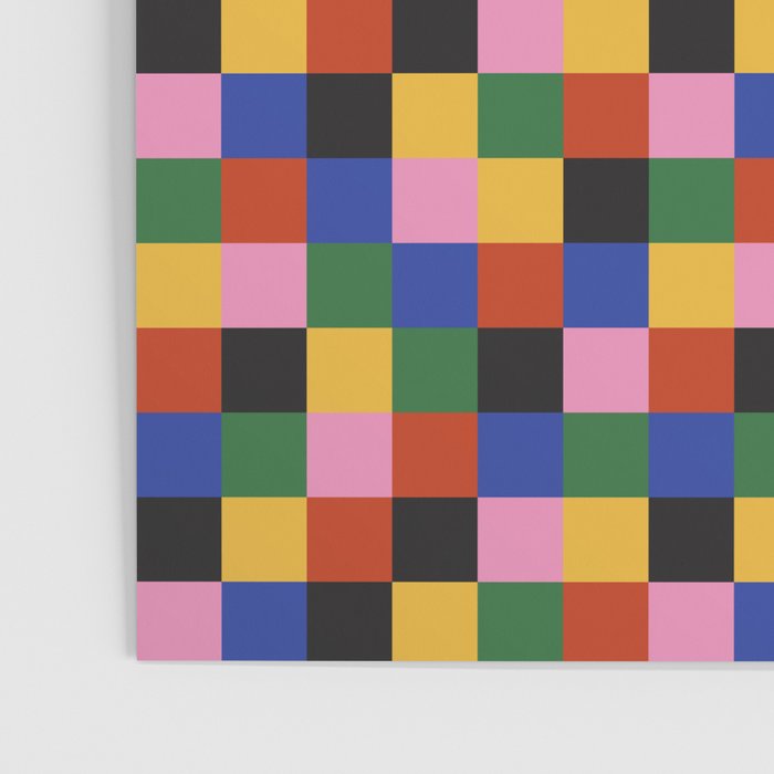 Bold Colorful Checks Pattern - Small XVII Poster Gallery Image 3
