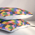 Bold Colorful Checks Pattern - Small XVII Pillow Sham Gallery Image 3
