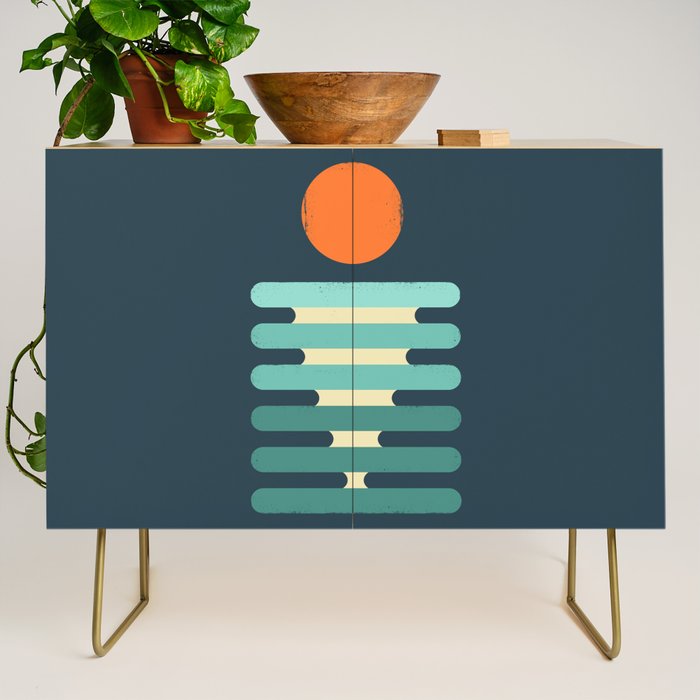 Minimalist ocean Credenza Gallery Image 1