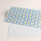 Cup of Tea Floral - Multi-color on White Wrapping Paper Gallery Image 2