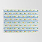 Cup of Tea Floral - Multi-color on White Rug Gallery Image 2
