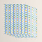 Cup of Tea Floral - Multi-color on White Wrapping Paper Gallery Image 3