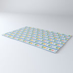 Cup of Tea Floral - Multi-color on White Rug Gallery Image 3