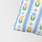 Cup of Tea Floral - Multi-color on White Pillow Sham Gallery Image 4