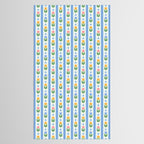 Cup of Tea Floral - Multi-color on White Tablecloth Gallery Image 2