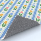 Cup of Tea Floral - Multi-color on White Rug Gallery Image 4