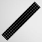 Windowpane Check Grid (white/black) Table Runner Gallery Image 3