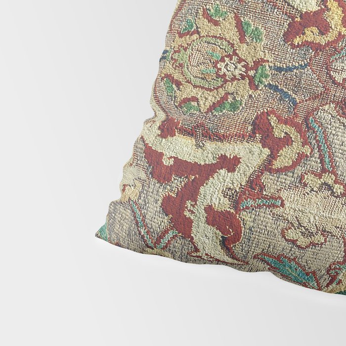 Safavid Dynasty Floral Carpet Pillow Sham Gallery Image 4
