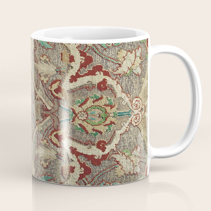 Safavid Dynasty Floral Carpet Coffee Mug Gallery Image 1