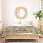 Safavid Dynasty Floral Carpet Duvet Cover Gallery Image 3
