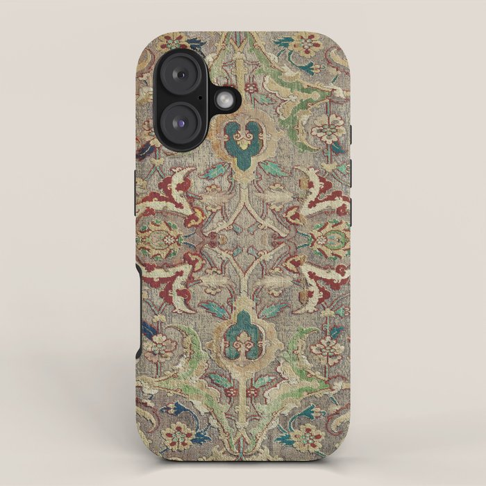Safavid Dynasty Floral Carpet iPhone Case Gallery Image 1