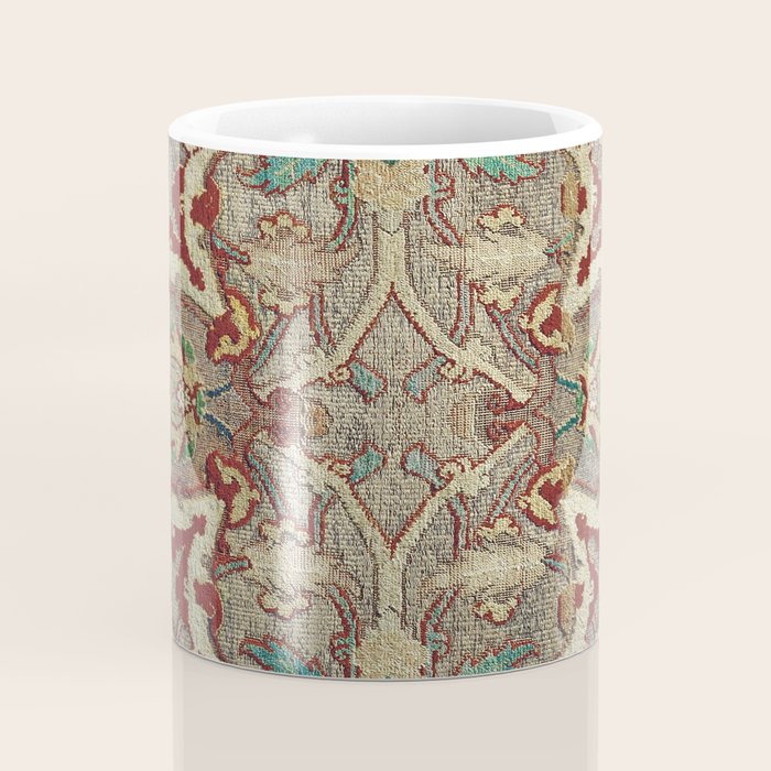 Safavid Dynasty Floral Carpet Coffee Mug Gallery Image 4