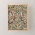 Safavid Dynasty Floral Carpet Mini Art Print Gallery Image 1