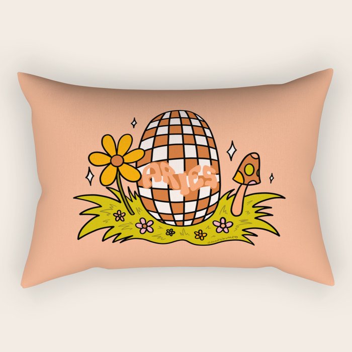 Aries Easter Egg Rectangular Pillow Gallery Image 2