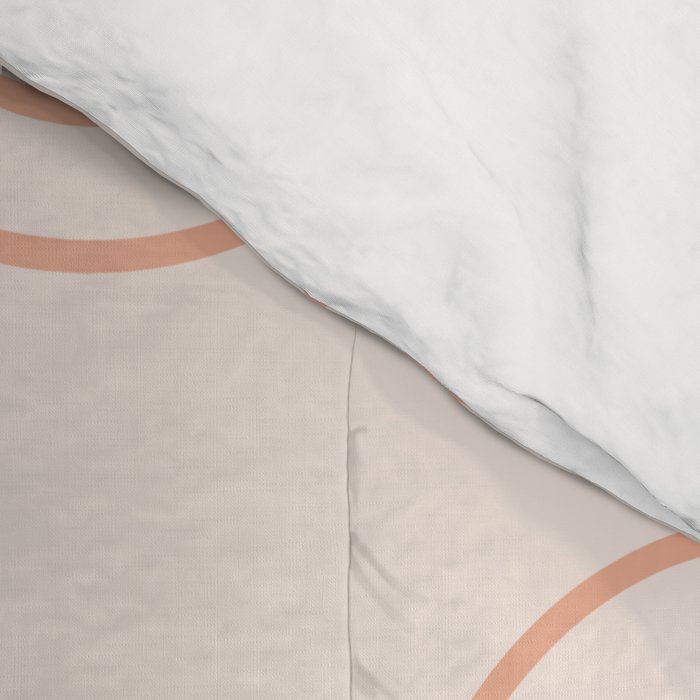 Beige/Peach Smiley Pattern Comforter Gallery Image 4