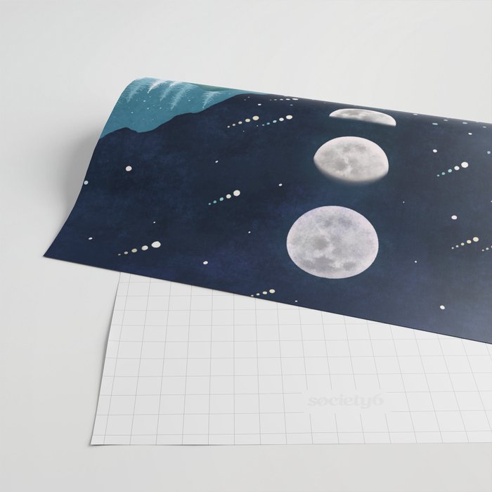 River & Sky Wrapping Paper Gallery Image 2
