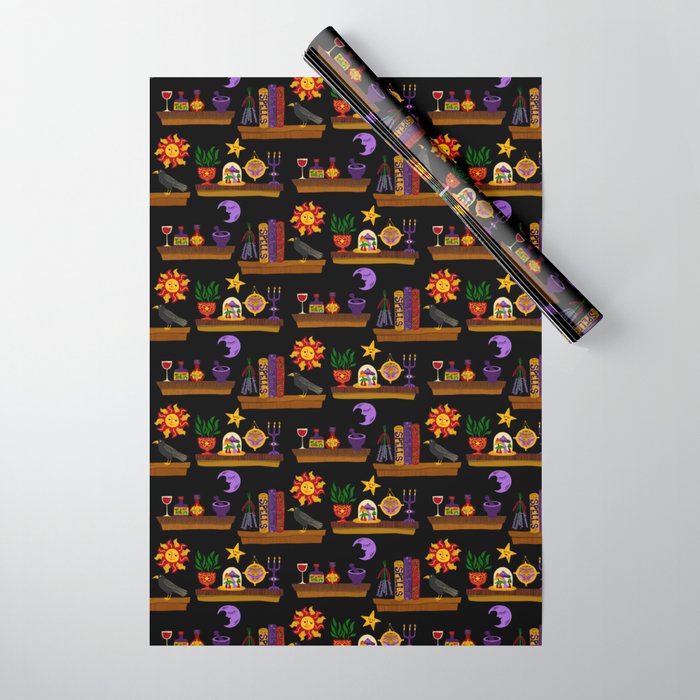 Witches Cabinet Wrapping Paper Gallery Image 1