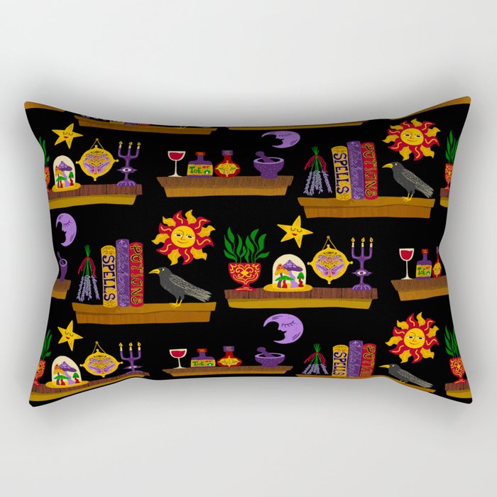 Witches Cabinet Rectangular Pillow Gallery Image 2