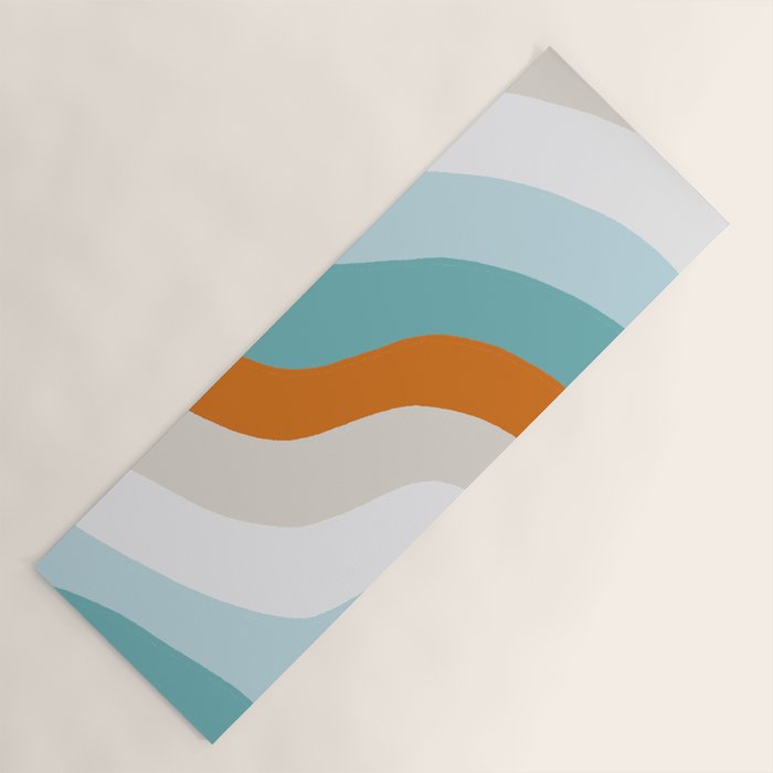 moab, teal & orange Yoga Mat Gallery Image 1