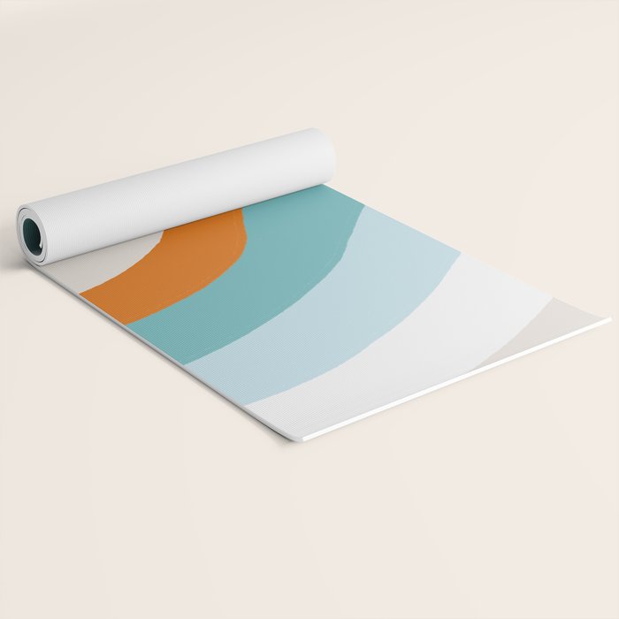 moab, teal & orange Yoga Mat Gallery Image 2