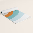 moab, teal & orange Yoga Mat Gallery Image 2