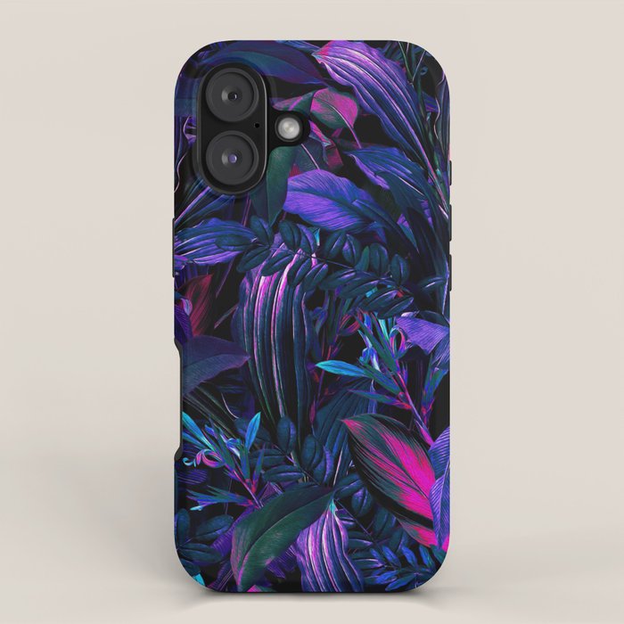Future Garden Tropical Night iPhone Case Gallery Image 1