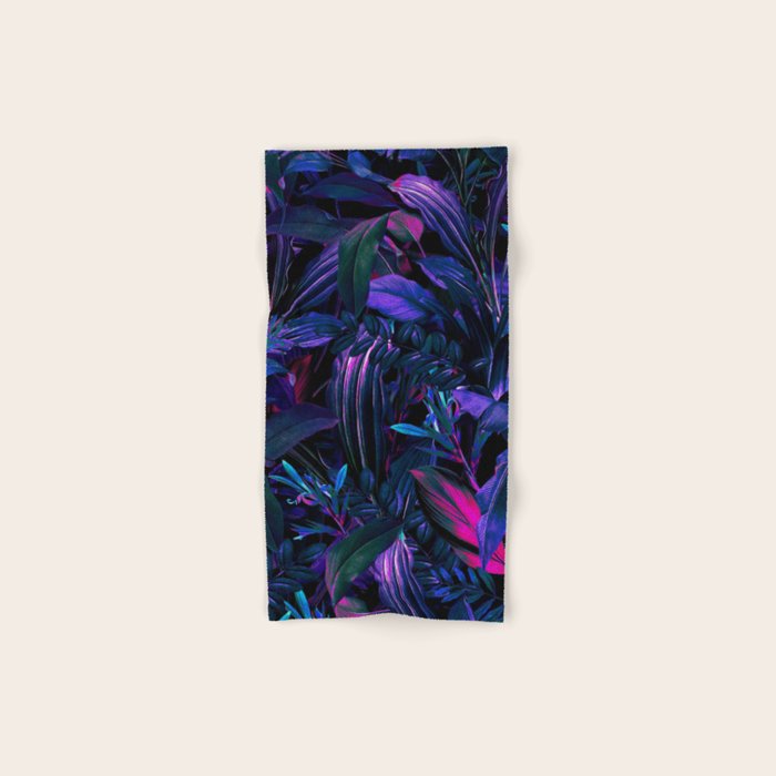 Future Garden Tropical Night Bath Towel Gallery Image 1